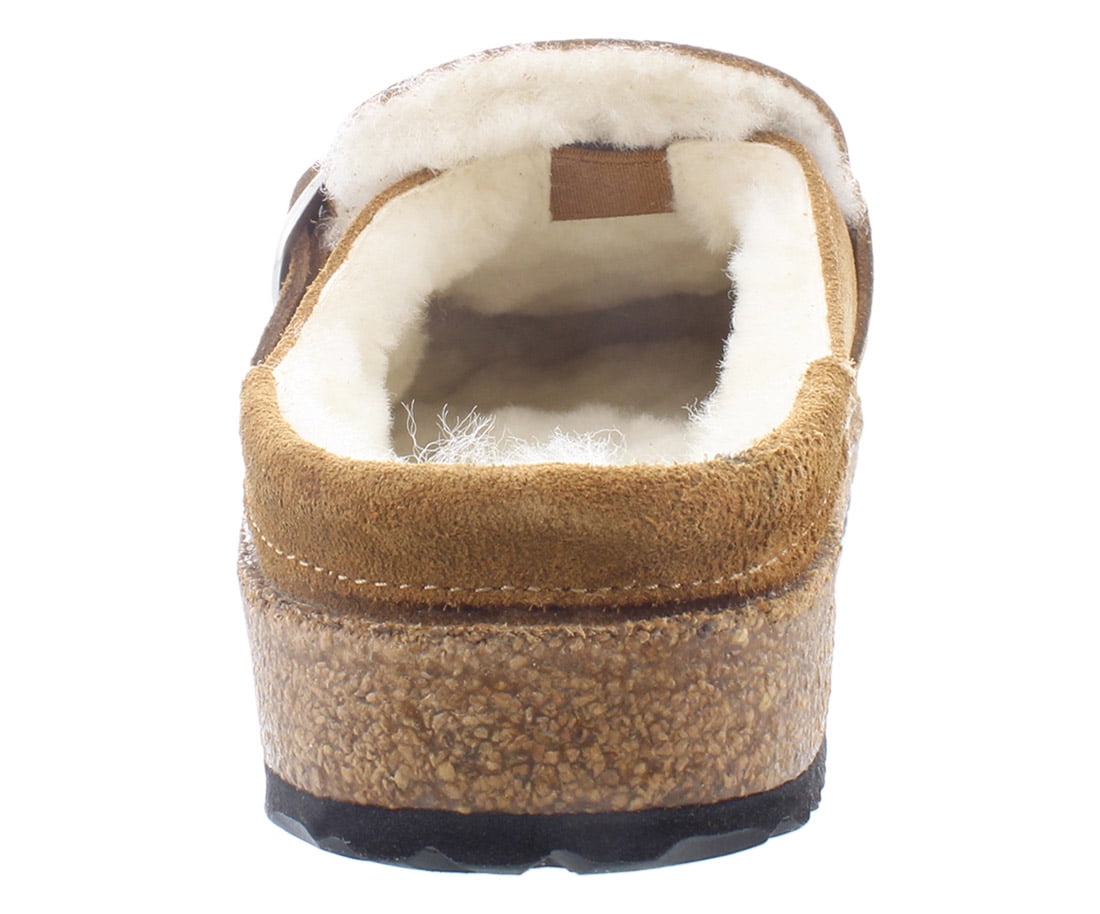 Birkenstock Womens Buckley Suede Slip On Mules