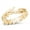 Gold-Tone, variant on Sterling Silver Leaves Band Ring Size 8