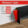 thumbnail image 2 of Flexible Cove Base Molding, Self-Adhesive Rubber Wall Trim, 4in x 60ft Peel and Stick Installation Black(Black), 2 of 9