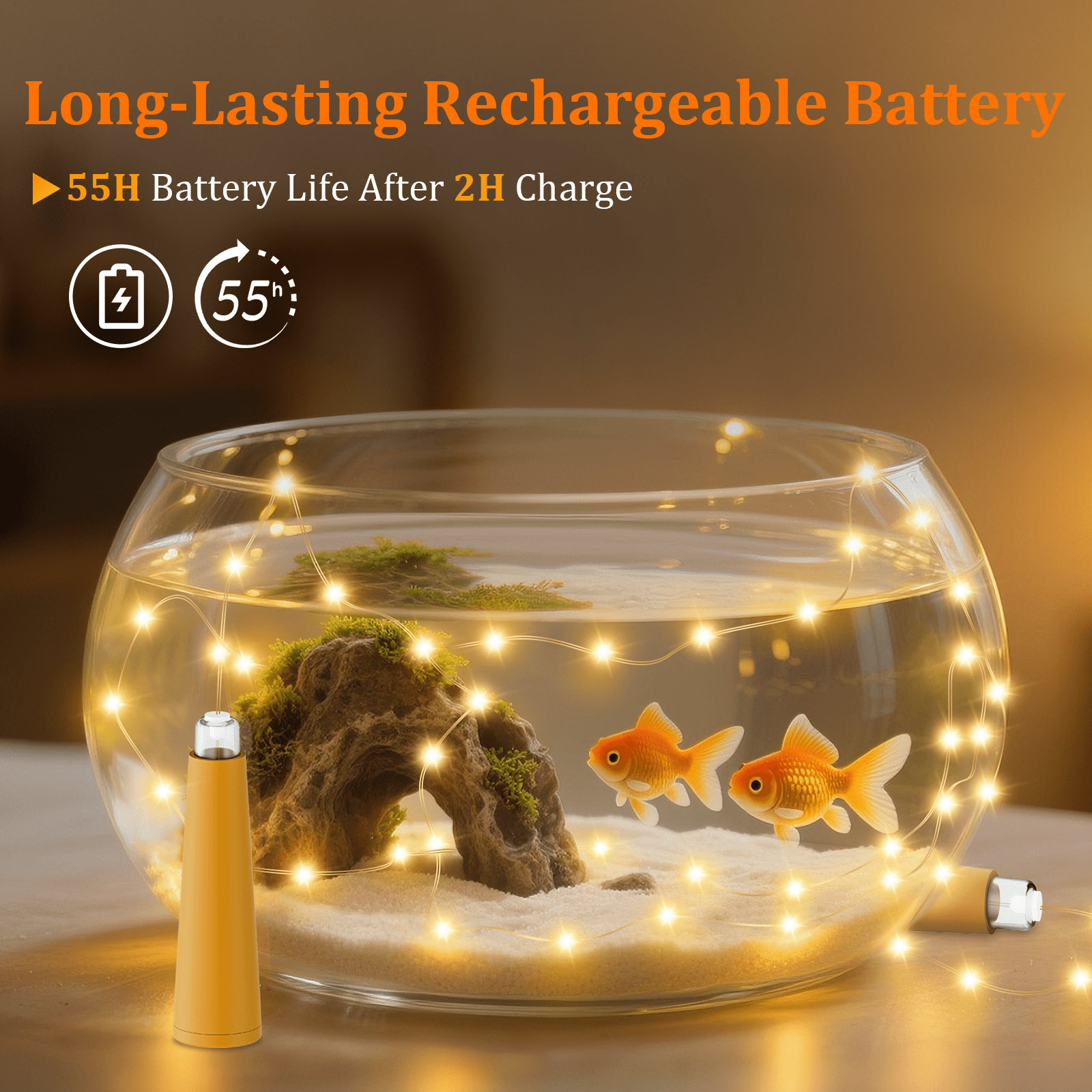 PChero 6Pack Rechargeable Wine Bottle Lights with Cork & Remote, 6.6ft 20 LED Mini Fairy String Lights Battery Operated with Charging Cable, Waterproof Cork Lights for Wedding Christmas, Warm White