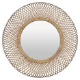 thumbnail image 1 of Plutus Brands PBTH93110 Natural Fiber Rattan Wall Mirror, Brown, 1 of 1