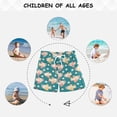 thumbnail image 6 of Airplane Flower Pattern Swim Trunks Quick Dry Beach Pool Board Shorts Lightweight Stylish Print Sizes 2T to XL, 6 of 8