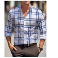 thumbnail image 1 of Camisas con botones con estampado retro 3D para hombre, ropa de alta calidad, moda urbana informal para primavera y verano, nueva, 1 of 6