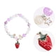 thumbnail image 4 of Pulsera de fresa para niñas, pulsera de cuentas de cristal, pulsera para niñas, regalo de amistad, 4 of 7