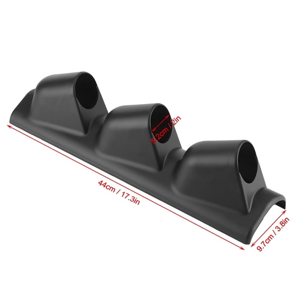Soporte para medidor de salpicadero de coche soporte de calibre Triple de 52mm 2 pulgadas 3 orificios para volante a la izquierda ANGGREK Otros