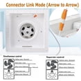 thumbnail image 5 of Ventilador MEOZRI para baño con luz LED 110 CFM, 5 of 5