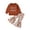 Brown, variant on UACY Toddler Baby Girl Halloween Outfit, Pumpkin Patch Crewneck Sweatshirt Tops and Flared Pants Set for Fall Winter Wear (Brown, 3-4 Years)