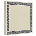 thumbnail image 2 of Ships Next Day Canvas Wall Art 8"x8", Beige Wood Framed Canvas Print Painting, Black Modern Geometric Abstract Art Aesthetics Ready to Hang Small Picture Wall Decor for Home Bathroom Nursery Kitchen, 2 of 9