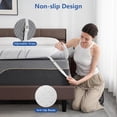 thumbnail image 5 of Ultra Firm Mattress Topper Queen Size, 3 Inch Extra Firm Mattress Pad for Pain Relief, High Density Support Bed Topper with Removable & Washable Cover, CertiPUR-US, No Smell, 5 of 5