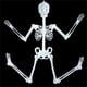 thumbnail image 5 of Juguete de Halloween con forma de calavera luminosa, esqueleto, cuerpo embrujado, 5 of 5