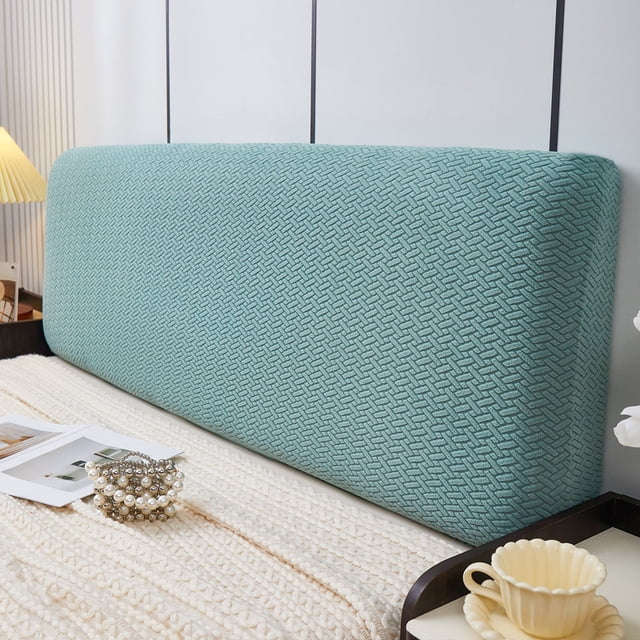 Xiao Hua 1 funda de tela jacquard de punto de felpa, ideal para todas las estaciones, universal, para decoración de interiores, 1,5 m de largo (verde).