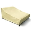 Mr. Bar-B-Q - Backyard Basics Double Chaise Lounge Cover - 80 x 60 x 32 inches - Taupe