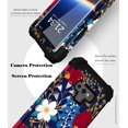 thumbnail image 4 of for Galaxy Note 9 Case, Heavy Duty Shockproof Protection Soft Silicone Rubber+Hard Plastic Bumper Dual Layer Protective Case for Samsung Galaxy Note 9 (SM-N960U) 2018 - Creative Flower, 4 of 7