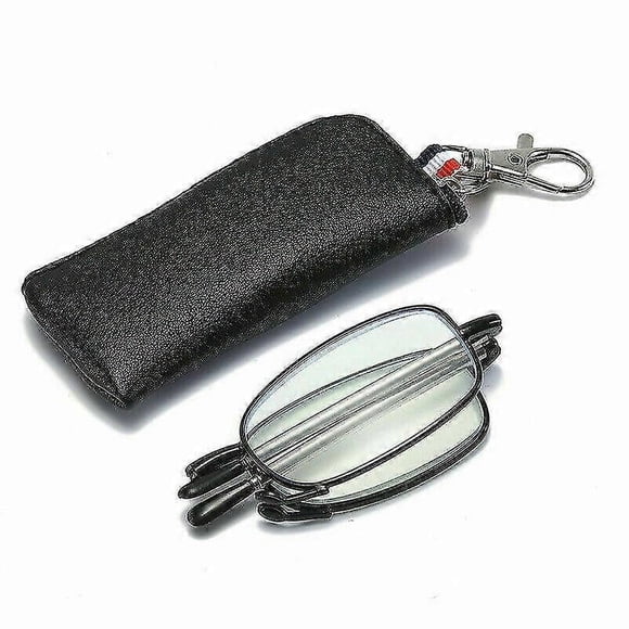 Gafas de lectura plegables, telescópicas y antiazules para personas mayores, unisex, con estuche s202412244598
