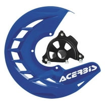 Acerbis 1654800129 X-Brake Front Disc Cover w/ Mounting Kit Blue w/ Black Mount