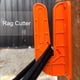 thumbnail image 4 of Cortador De Trapos, Cuchillas De Alta Nitidez Cortador De Trapos Montado En La Pared Multiusos Conveniente Negro Y Naranja Fácil Corte Para Cables, 4 of 7