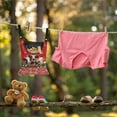 thumbnail image 3 of ZIATUBLE Christmas Cow Clothes Pin Storage Bag Snowflakes Clothes Pins Bag Holder Outdoor 2 Piece Easy to Install Clothespin Bag Hanging Storage Organizer Elastic Laundry Clothes Pin Holder, 3 of 7