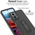 thumbnail image 5 of CoverON For Motorola Moto G 5G (2024) / Moto G Play 5G 2024 Case, Military Grade Heavy Duty Full Body Phone Kickstand Cover, Black, 5 of 9