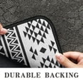 thumbnail image 6 of Black and White Geometric Boho Pattern Door Rugs,Washable Non Slip Door Mats Indoor,Decorative Door Mats,Entry Mat Indoor for Entrance,Bedroom,Kitchen,Bathroom,30"x17", 6 of 6