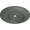 thumbnail image 3 of 44 1/2"OD x 4"ID x 4 "P Classic Ceiling Medallion (Fits Canopies up to 8 1/4"), Hand-Painted Cloud Burst Crackle, 3 of 6
