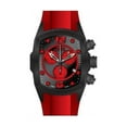 thumbnail image 4 of Invicta Men's 6728 Lupah Chronograph Black Ion-Plated Red Rubber Watch, 4 of 5