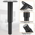thumbnail image 4 of 2pcs Adjustable Bed Legs 18-33cm, Retractable Furniture Legs, Table Legs, Metal T-Shaped Legs, Bed Base Support, Height Adjustable Feet for Sofa, Bed, Wardrobe, Cabinet, 4 of 5