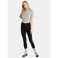 thumbnail image 4 of Time and Tru Women's Capri Jeggings, Sizes XS-XXXL, 4 of 5