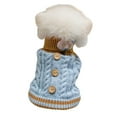 thumbnail image 1 of Chaqueta elegante Greeniant suéter del perro del invierno Ropa para mascotas azul XS, 1 of 6
