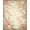Taupe Pink Green, Pattern 9, variant on ODIKA Round Chinoiserie Shaped Botanical Peony Vine Border Solid Geometric Stain Resistant Low Profile for Dorm Room, Small Living Apartment