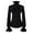 Black, variant on Women's Long Sleeve Shirts Blouse Punk Ruffles Fashion Clothes