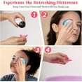 thumbnail image 5 of 2pcs Eye Wash Cup Eye Wash Bath Kit Silicone Eyes Cleansing Cup for Eyes Rinse Portable eye Care Tool Cleaner for Quick Effective SoothingTired eyes Refresh Clean Dust Makeup Irritants, 5 of 10