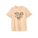 thumbnail image 1 of Camiseta de mujer, top de manga corta con cuello redondo para uso diario cuando se viaja con mochila XL, 1 of 7