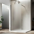 thumbnail image 2 of Sunny Shower Black Framed Bathroom Shower Door 36x72 Inch Steam-Resistant Glass, 2 of 8