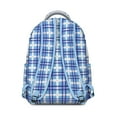 thumbnail image 3 of Waterproof School Backpack with Plaid Print - Ergonomic Student Backpack with Spinal Support & Breathable Straps for Teens and College Students, 3 of 6
