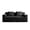 Black, variant on Cloud Sectional Couch, Black Corduroy No-Assembly Loveseat for Small Spaces