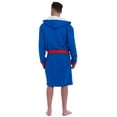 thumbnail image 2 of Marvel Avengers Spider-Man Mens French Terry Fur Long Sleeve Pajama Sleep Robe Adult, 2 of 3