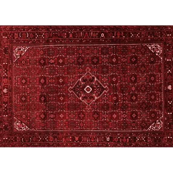 Ahgly Company Indoor Rectangle Persian Red Traditional Area Rugs, 7' x 9'