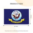 thumbnail image 2 of Navy Flags for Yard Outside Decorations 3x5 Ft Double Sided for Home Indoor Outdoor Lawn Balcony Corridor Party, 2 of 5