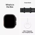 thumbnail image 4 of Apple Watch Ultra 2 (GPS+Cellular) Caja de titanio de 49 mm con correa Ocean negra - Negro, 4 of 4