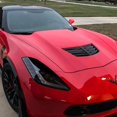 thumbnail image 6 of Xotic Tech Styling Headlight Eyebrow Eyelid Sticker Trim for Chevrolet Corvette 2014-2019, Headlamp Eye Lid Cover Decal Overlay, Glossy Black, 6 of 8