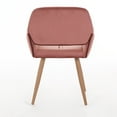thumbnail image 4 of Velvet Desk Chair No Wheels, 4 of 10