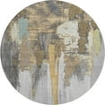 thumbnail image 2 of Addison Rugs Mayfield Premium Machine Washable Transitional Abstract Taupe Round Rug, 8' x 8', 2 of 6
