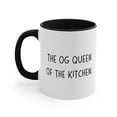 thumbnail image 3 of Grandma Gifts Two-Tone 11oz Mug "The OG queen of the kitchen.", 3 of 4