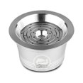 thumbnail image 2 of Graflsoa Eco-Friendly Stainless Steel Reusable Coffee Capsule for Cafissimo & Compatible Machines, Silver, 32x26x46mm, Includes Brush & Spoon, Gift Box Packaging, 2 of 7