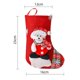 thumbnail image 1 of Medias navideñas de lino medianas Adornos navideños Bolsa de regalo navideña Bolsa de regalo Calcetines navideños colgantes, 1 of 2