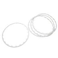 thumbnail image 4 of Anillo de protección de llanta de rueda de 4 piezas Anillo protector de ajuste de bordes de rueda elegante y resistente para ruedas de 19 pulgadas Reemplazo para Tesla modelo Y Blanco, 4 of 6