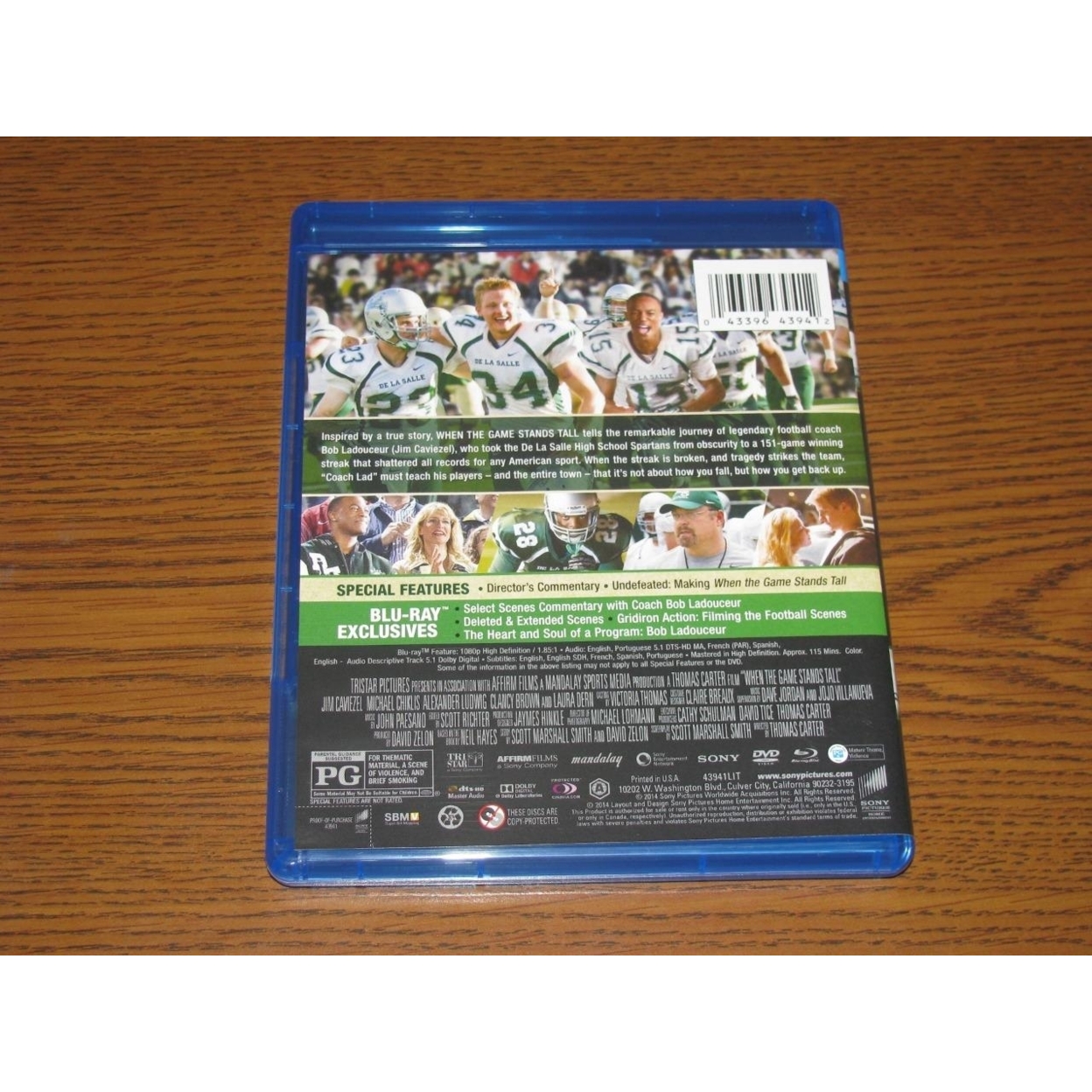 When the Game Stands Tall (Blu-ray + DVD) - image 3 of 3