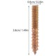 thumbnail image 2 of BESTYASH 100Ud Tornillos De Acero Café Para De Madera Y Metal Con Auto-Roscante, 2 of 6