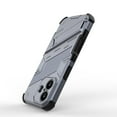 thumbnail image 3 of For iPhone 17 Phone Case: Military Grade Drop Proof Protection Mobile Cover with Kickstand | Matte Textured Rugged Shockproof Grip Anti-Slip Edge Phone Case For iPhone 17,Gray, 3 of 5