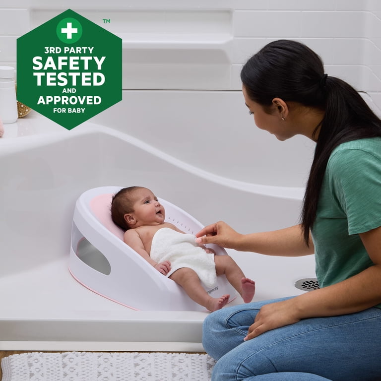 Ingenuity Easy Rinse Baby Bather Seat, Pink photo 6